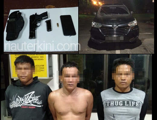Tiga Pelaku Perampokan Berhasil Dibekuk Polres Bengkalis 