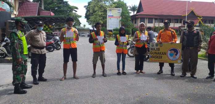 Tak Pakai Masker, Puluhan Warga Duri Terjaring Operasi Yustisi