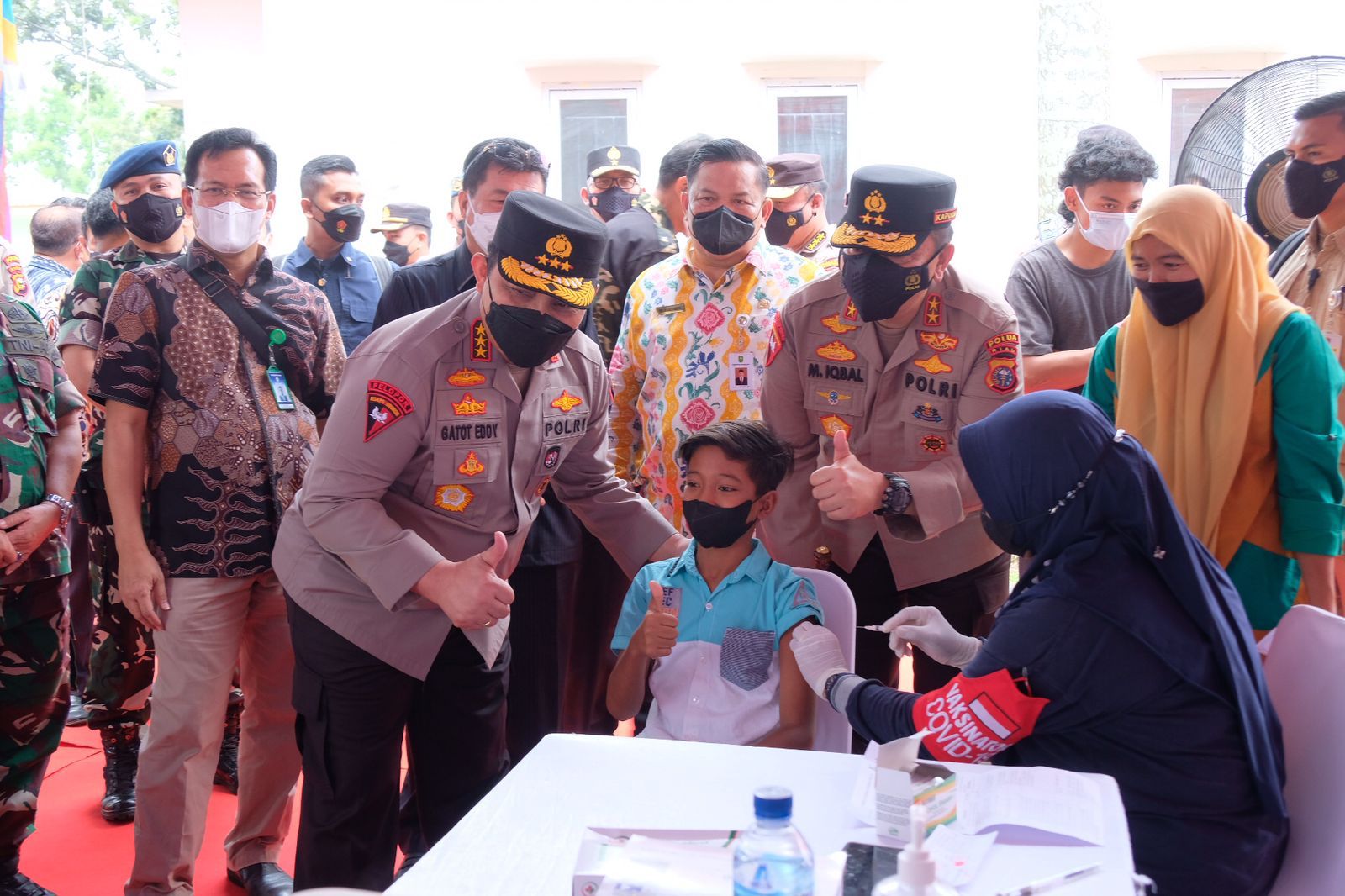 Capaian Vaksinasi di Riau Tinggi, Wakapolri Minta Masyarakat Tidak Euforia dan Jaga Ketat Prokes