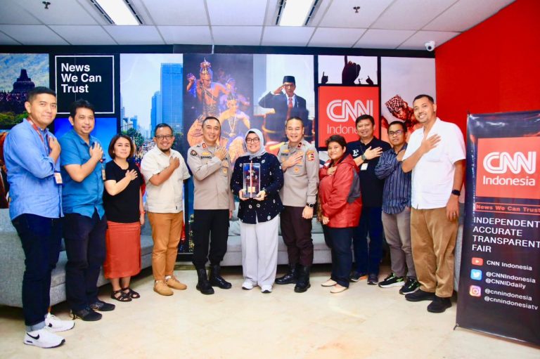 Divisi Humas Polri Gelar Audiensi Bersama CNN Indonesia