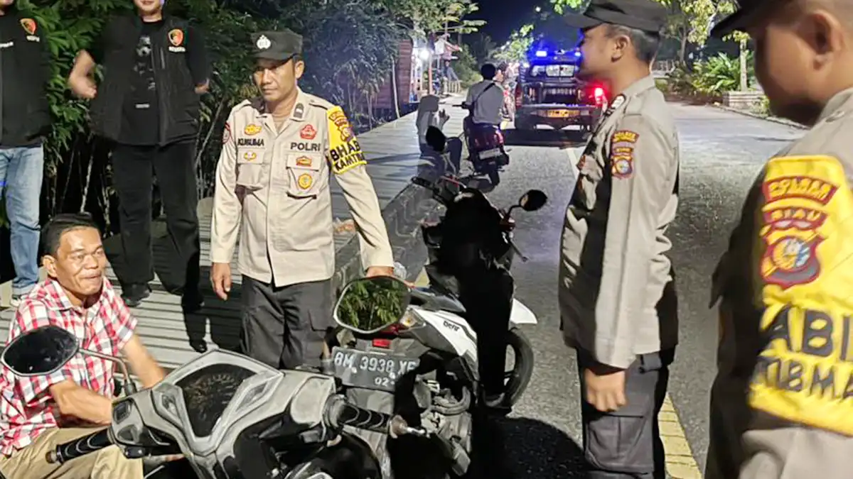 Patroli Malam Tim Raga Polres Meranti: Antisipasi C3 dan Gangguan Kamtibmas
