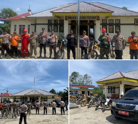 Polsek Batang Cenaku Lakukan Upaya Pencegahan Sekaligus Penanganan Karhutla