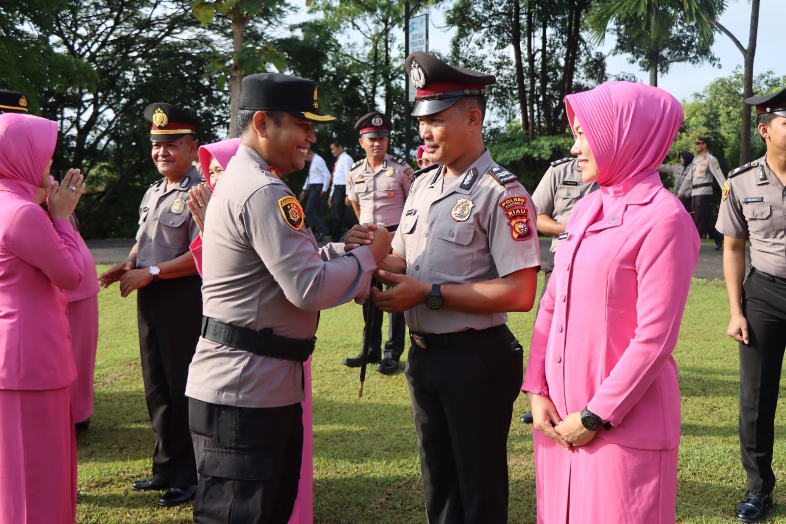 Sebanyak 30 Personel Polres Kuansing Naik Pangkat