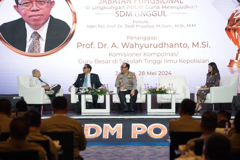 Bedah Buku As SDM Pol, Meritokrasi Jabatan Fungsional di Lingkungan Polri guna Mewujudkan SDM Unggul Mendapat Apresiasi 