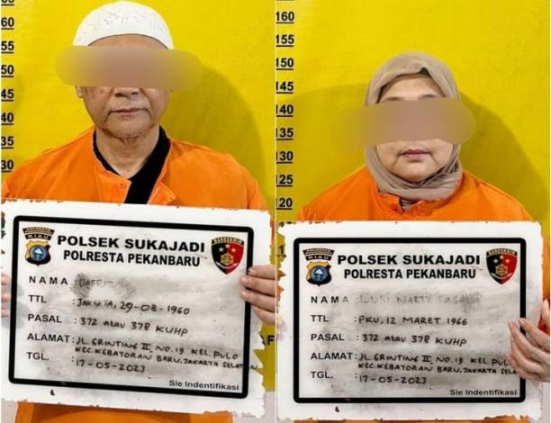 Larikan Uang Karpet Hotel Grand Elite Rp536 Juta, Pasutri asal Jakarta Ditangkap Polisi