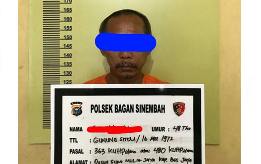 Polsek Bagan Sinembah Amankan Pelaku Pencurian Handphone