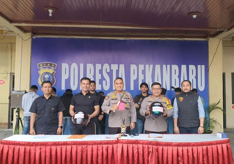 Polresta Pekanbaru Bekuk Geng Motor yang Aniaya Warga di Jalan Sudirman, Pelaku Ternyata Pelajar