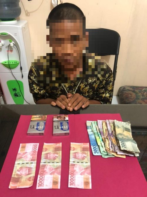 Unit Reskrim Polsek Kempas Tangkap Pelaku Pengedar Uang Palsu