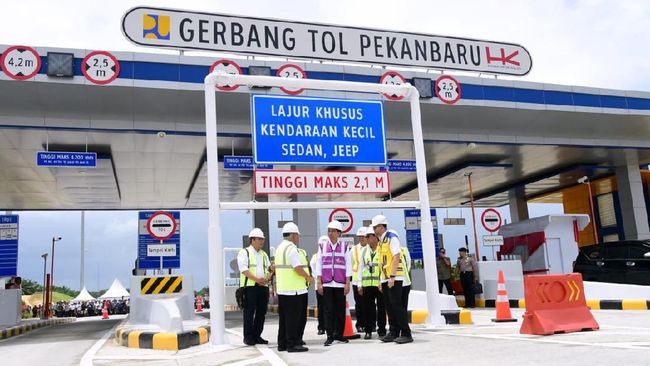 Lebaran Jumlah Kendaraan Menurun di Riau