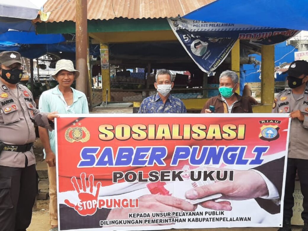 Polsek Ukui Menggelar Sosialisasi Saber Pungli