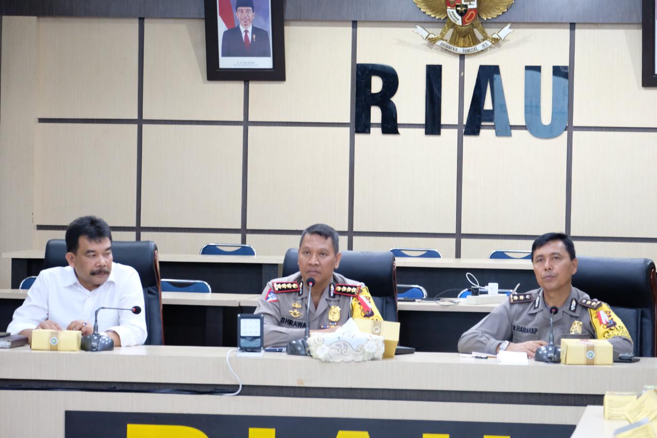 Dirlantas Polda Riau Pimpin Rapat Rencana Kesiapan Operasi Lilin Muara Takus 2018