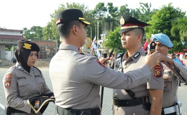 Kapolsek Kelayang dan Lubuk Batu Jaya Dimutasi, Ini Pesan Tegas Kapolres Inhu