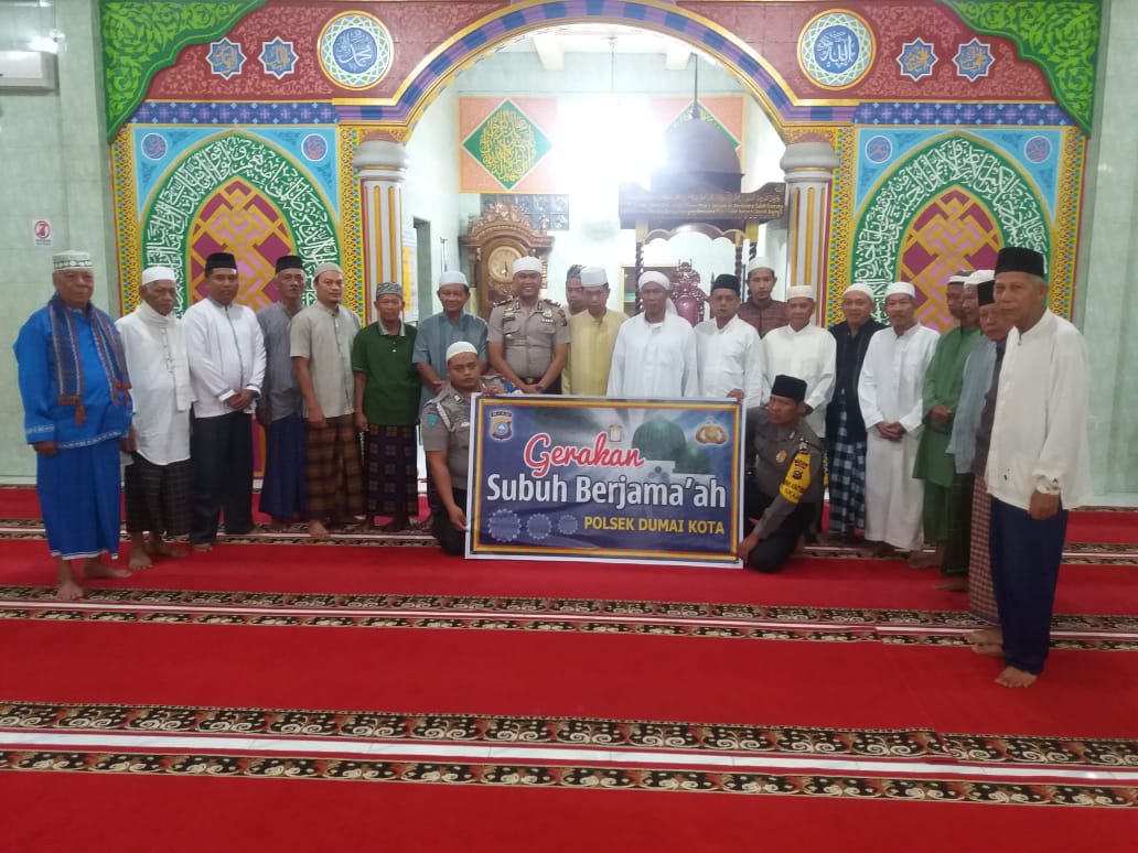 Polsek Dumai Kota Laksanakan Kegiatan Gerakan Subuh Berjamaah