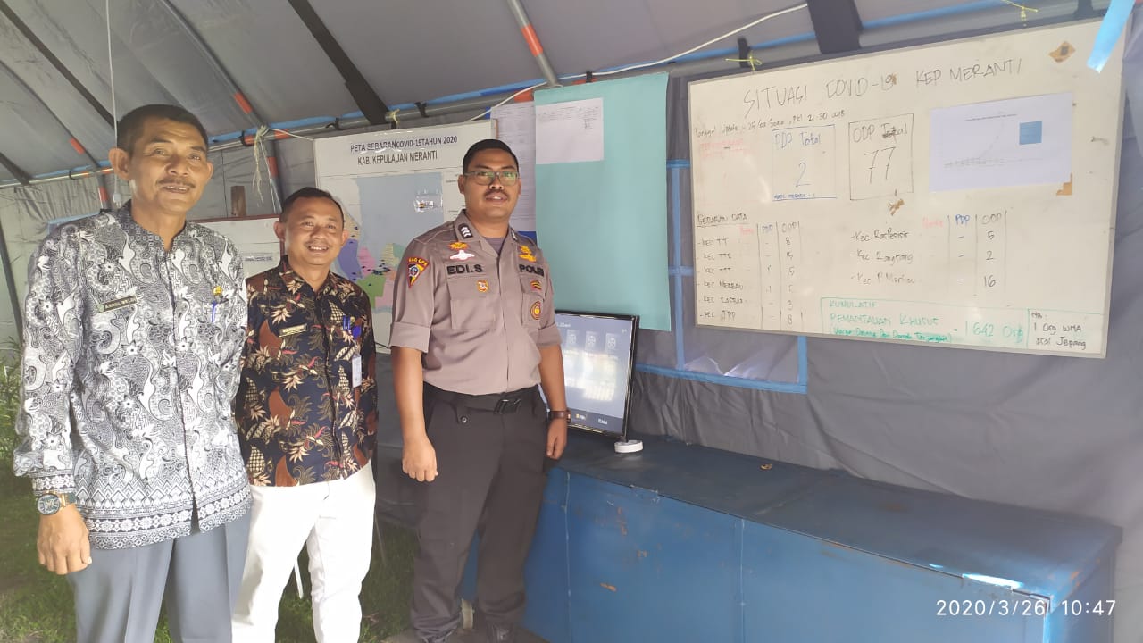 Terkait Covid-19, Kepuluan Meranti Tercatat Ada 1.642 ODP