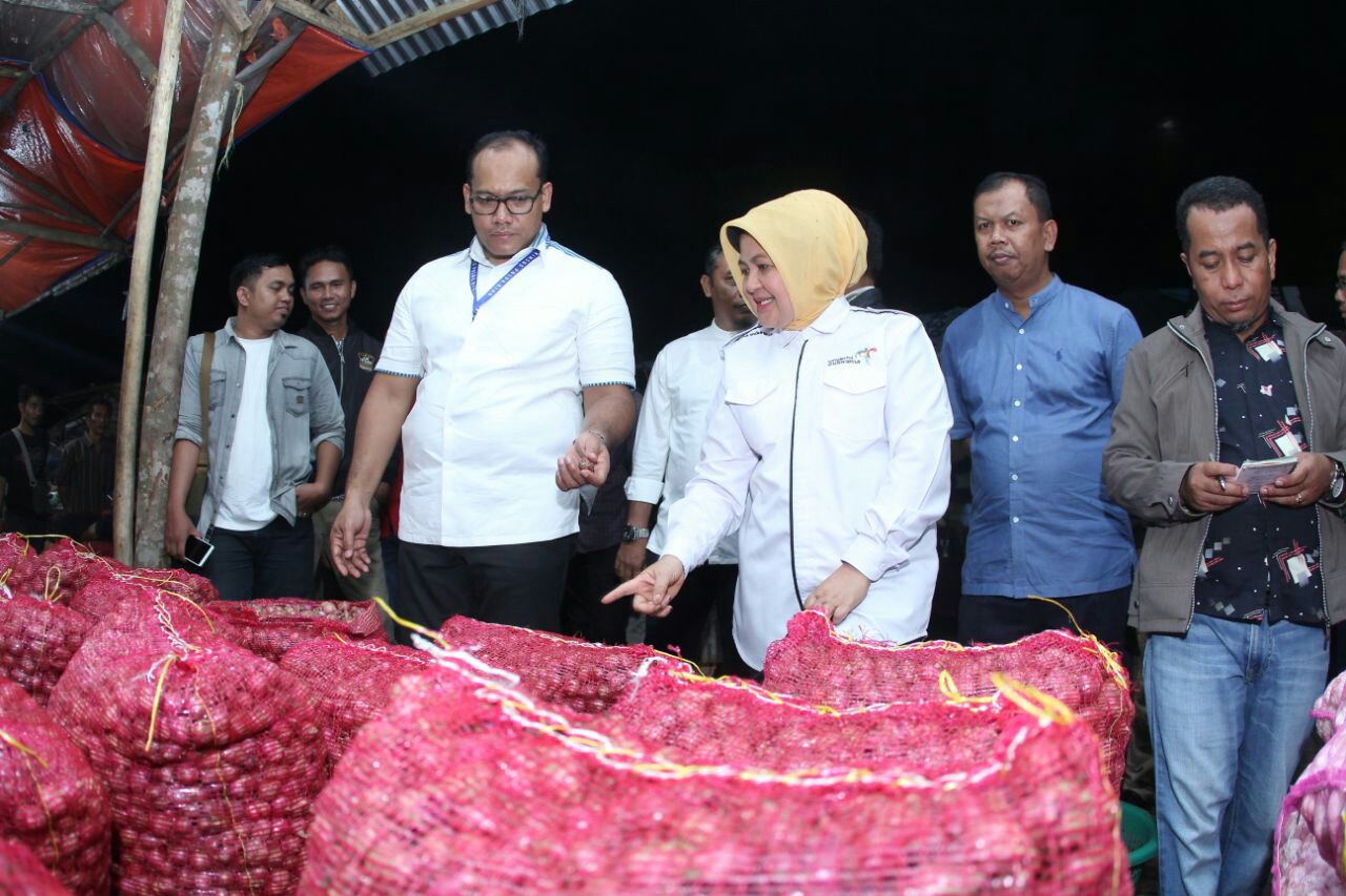 Satgas Pangan Polda Riau Tinjau Pasar Terminal AKAP Pastikan Harga Stabil