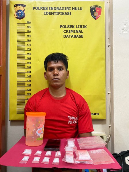 25,9 Gram Sabu Diamankan, Polsek Lirik Ringkus Asep: Pernah Jambret, Kini Edarkan Narkoba