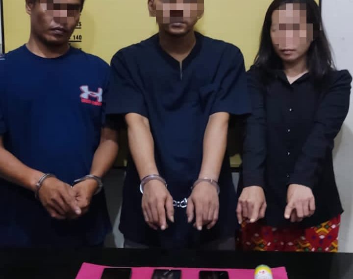 Resnarkoba Polres Kampar Sergap 3 Pelaku Narkoba di Jalan Lintas Pekanbaru â€“ Bangkinang