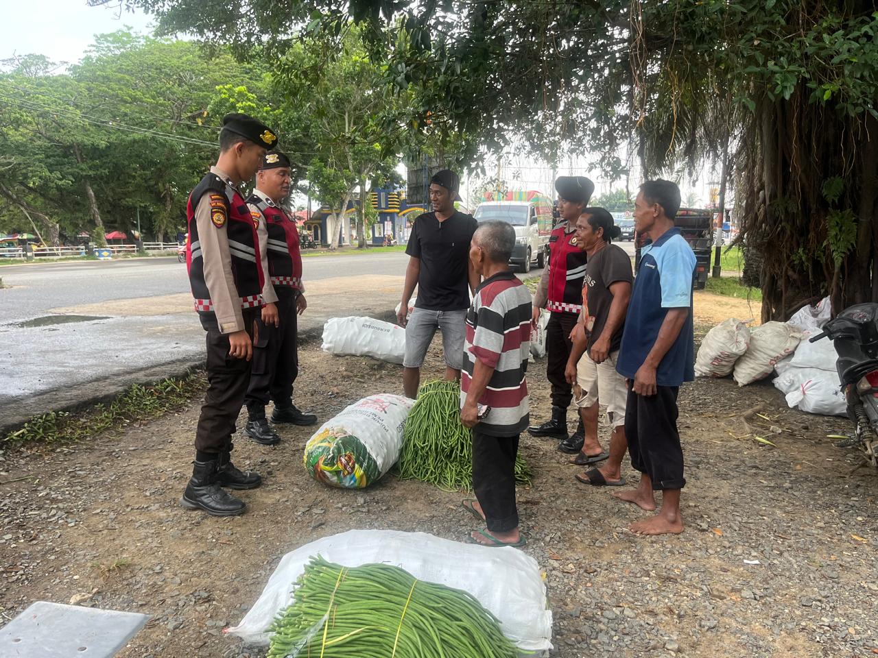  Kembali Pesan Gunakan Hak Suara Digaungkan Sat Samapta Polres Inhu