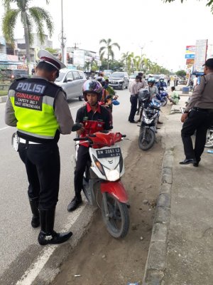 1.332 Pengendara Terjaring Selama Operasi Zebra 2019 di Pelalawan