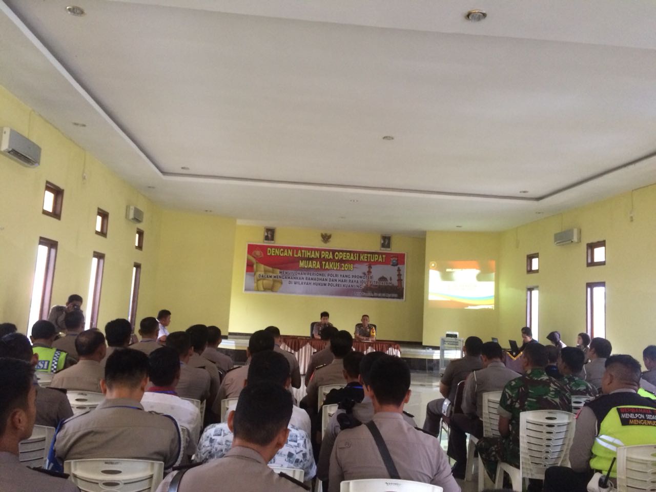 Polres Kuansing Laksanakan Lat Pra Ops Ketupat Muara Takus Tahun 2018 