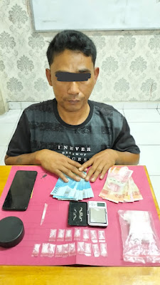 Tim Opsnal Satres Narkoba Polres Siak Amankan satu Orang Pria Diduga Pelaku Penyalahgunaan Narkotika.