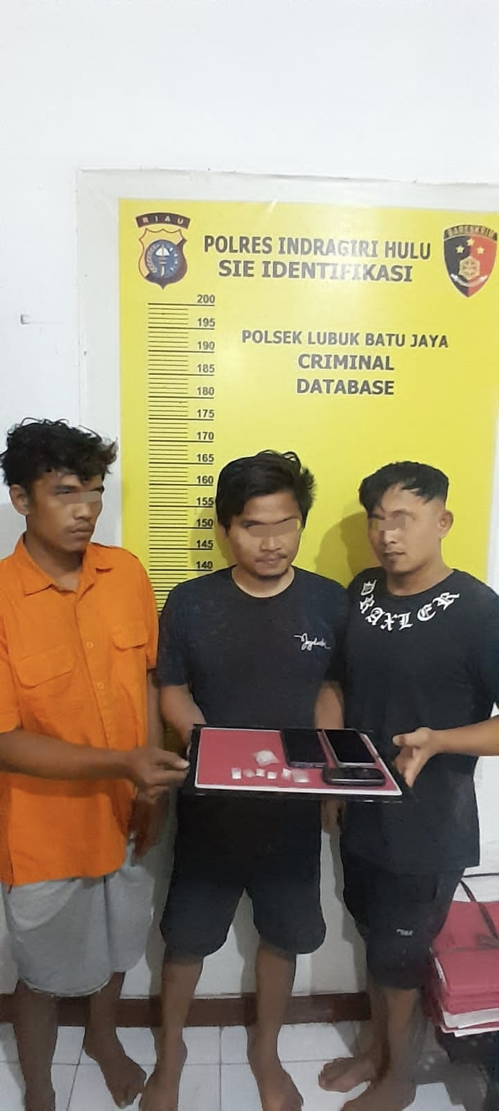 Polsek LBJ Berhasil Ringkus Empat Tersangka Narkoba, Warga Niatkan Potong Kambing