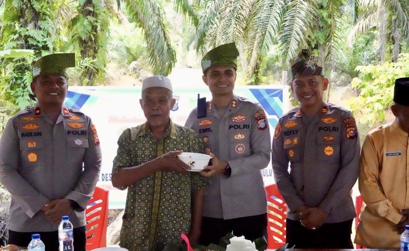 Doa Bersama Awali Pembangunan Jembatan Merah Putih Presisi di Rohul, Wujud Harapan Baru Warga Muara Jaya