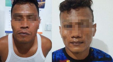 Unit Reskrim Polsek Tapung Hilir Polres Kampar Ringkus dua tersangka kasus Curat