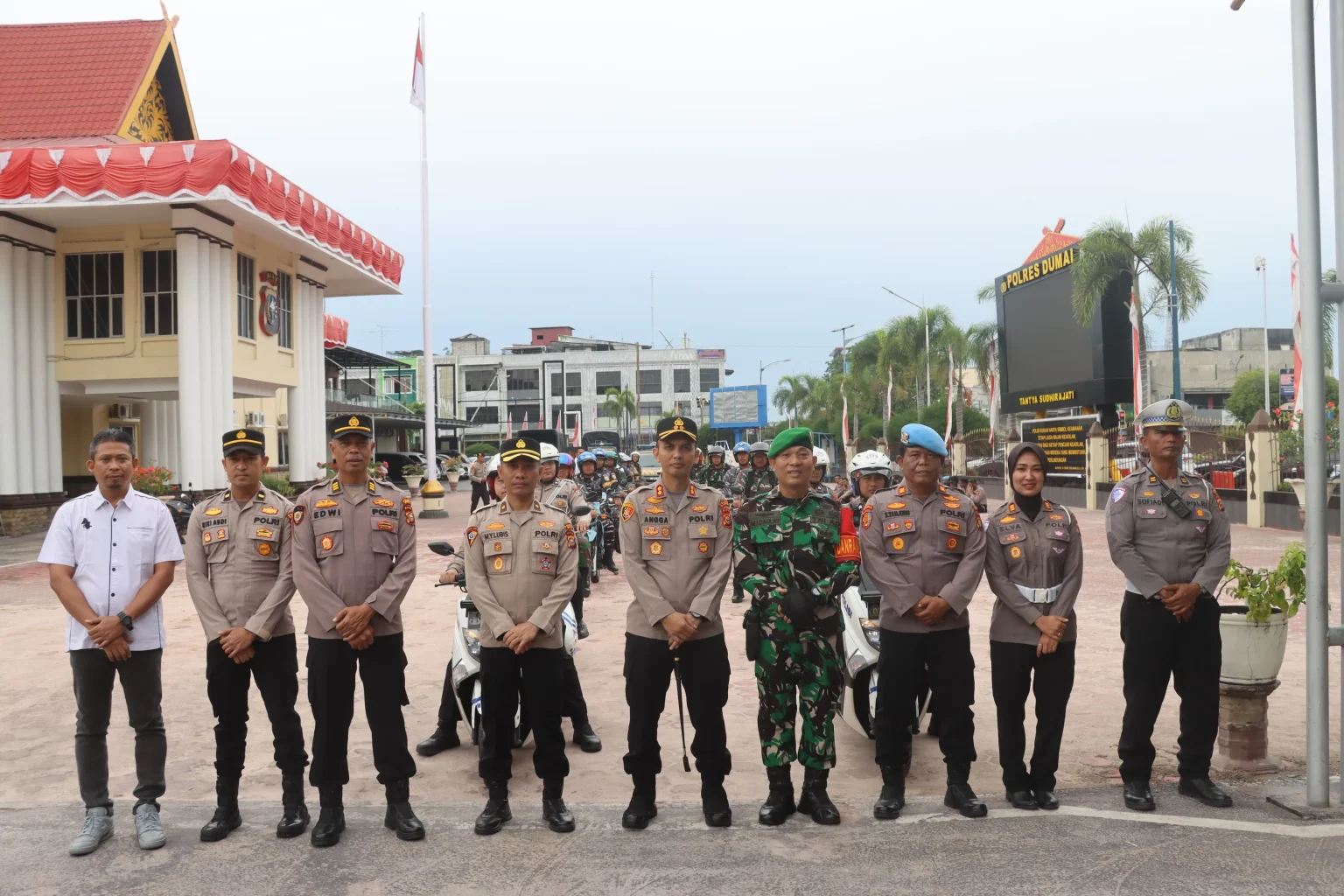 Patroli Skala Besar Dalam Rangka Menciptakan Harkamtibmas di Kota Dumai