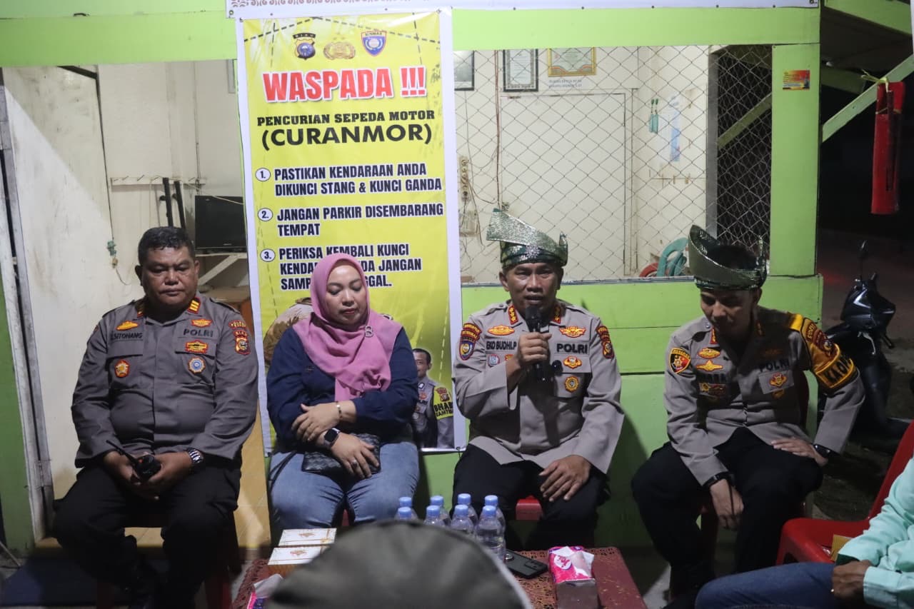 Dir Binmas Polda Riau Kunjungi Satkamling Dumai, Tegas kerjasama Masyarakat Harus Diperkuat