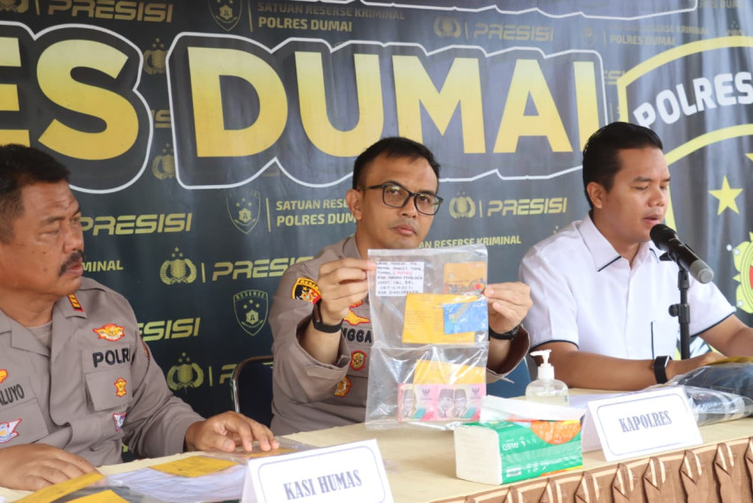 Polres Dumai Tangkap Residivis Ganjal ATM, Beraksi di 29 TKP Lintas Provinsi