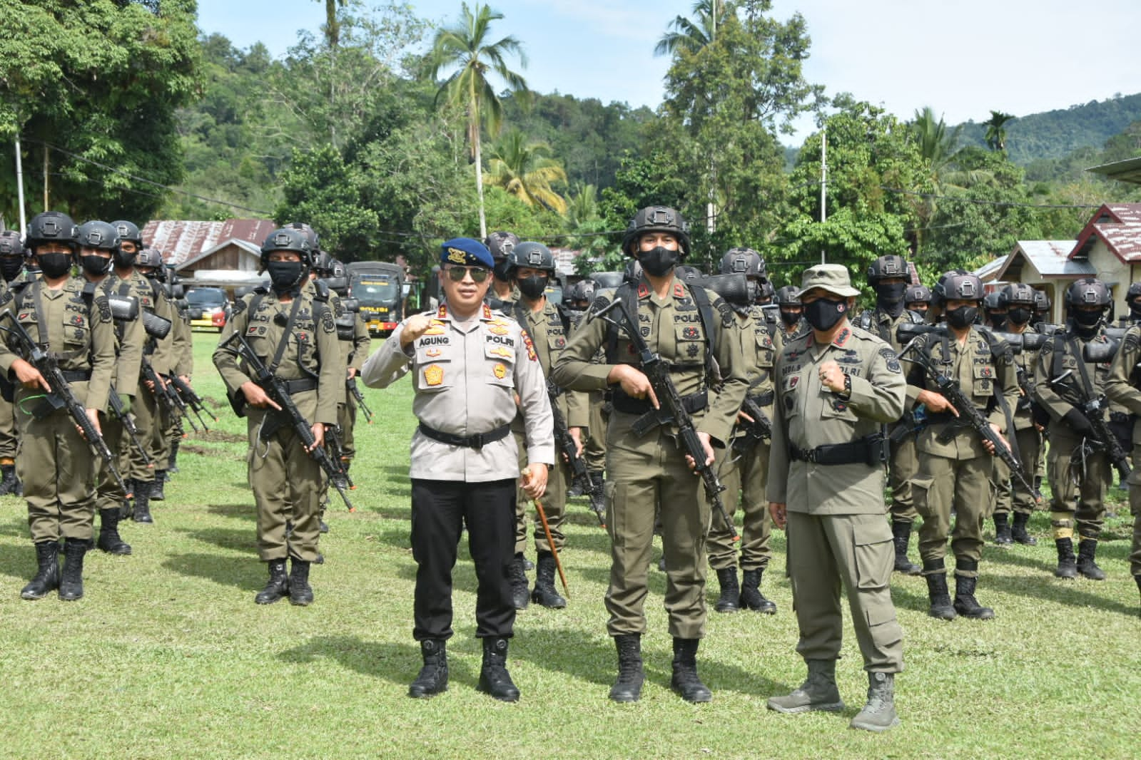 Kapolda Riau Pimpin Langsung Penutupan Pembulatan Bintradisi Bintara Remaja Angkatan 45