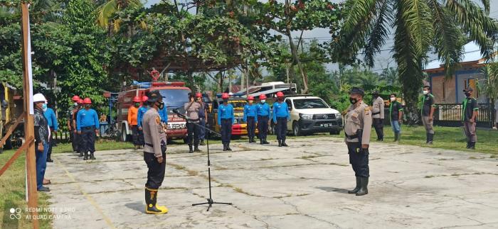 AKP. Rusmizahelpi, SH Pimpin Langsung Apel Kesiapsiagaan Pencegahan Dan Penanganan Karlahut