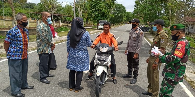 Polsubsektor Pelalawan Lakukan Pelaksanaan Giat PPKM