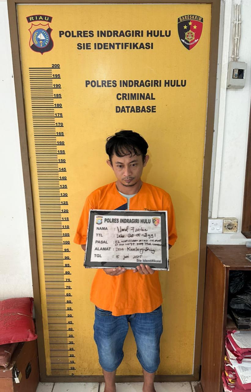 DPO Kasus Narkoba Akhirnya Berhasil di Tangkap Tiim Satuan Reserse Narkoba Polres Inhu Riau