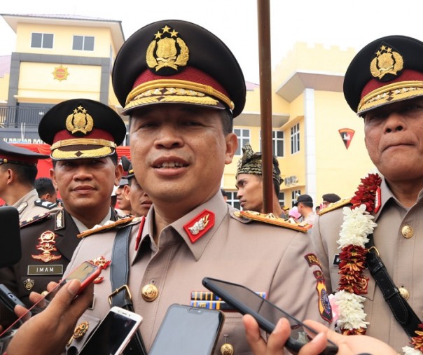 Bintara Remaja Polres Pelelawan Jalani Orientasi Lingkungan Dan Pembaretan