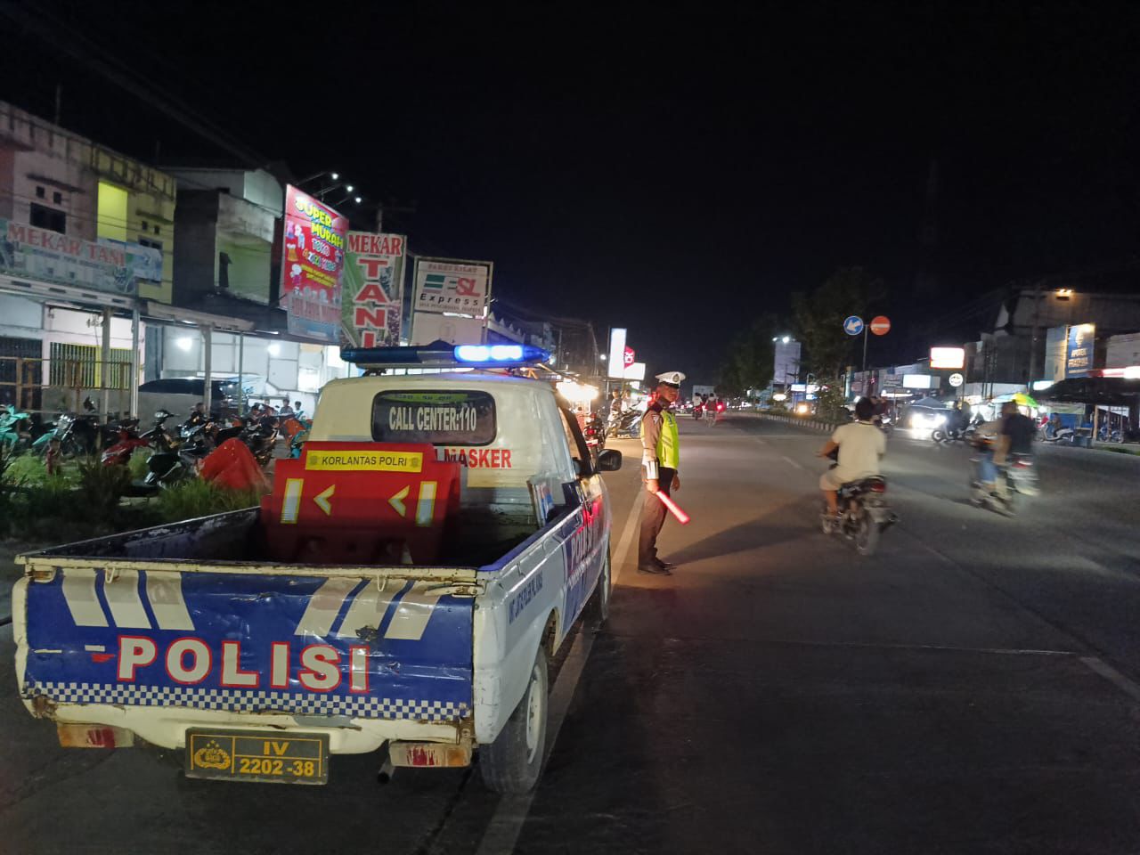 Unit Lantas Gelar Patroli Blue Light untuk Antisipasi Kecelakaan, Kejahatan, dan Dukung Pilkada Damai