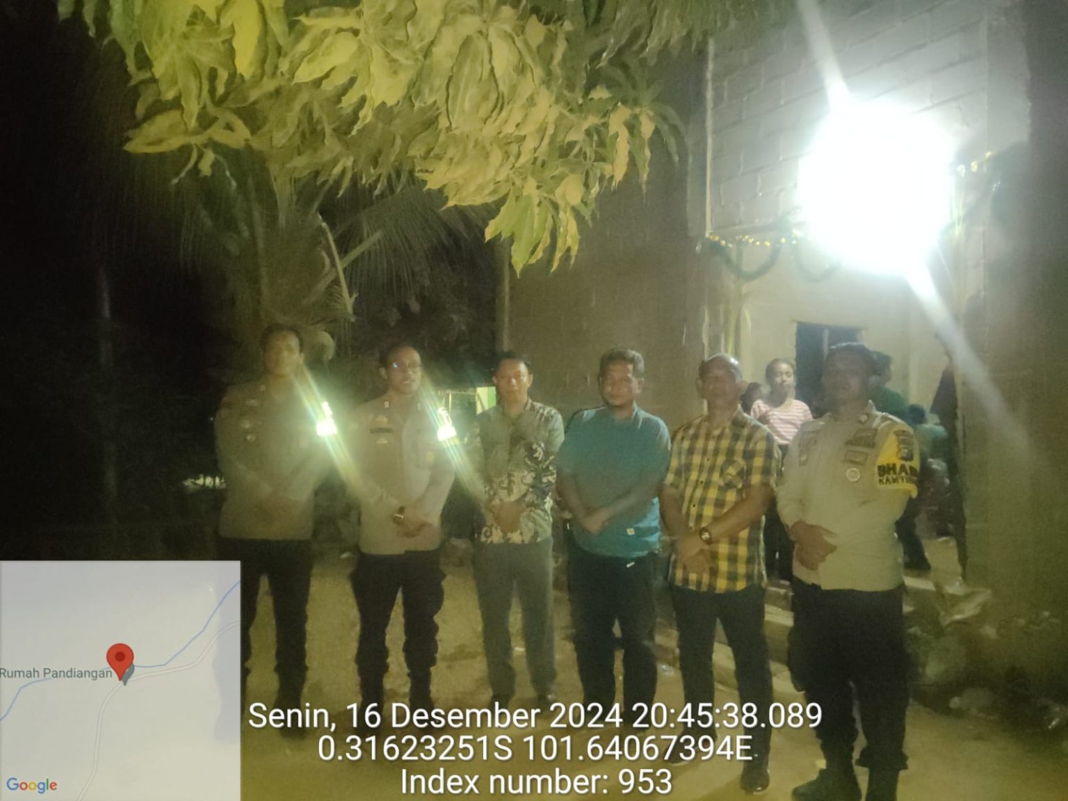 Polsek Pangean Amankan Perayaan Ibadah Natal 2024 di Gereja GBIS Desa Sunfai Langsat