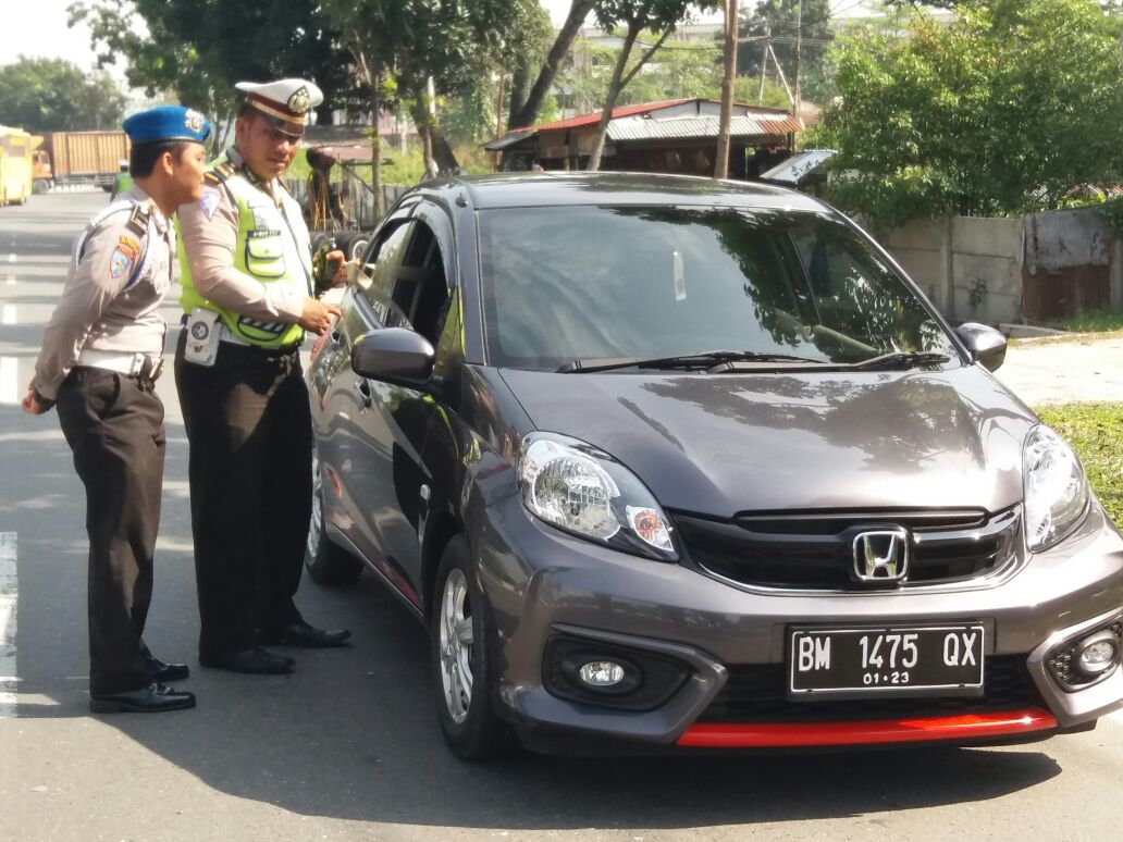 Sat Lantas Polresta Pekanbaru Gelar Operasi Keselamatan di Jalan SM Amin Pekanbaru