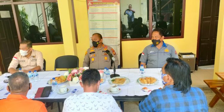 Gelar Silaturahmi dengan Wartawan, Kapolres Kampar Ajak Tangkal Hoax dan Radikalisme
