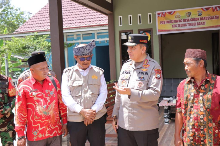 Pasca Launching, Kapolda Irjen Iqbal Cek Pos Polisi RW di Kabupaten Terluar Riau