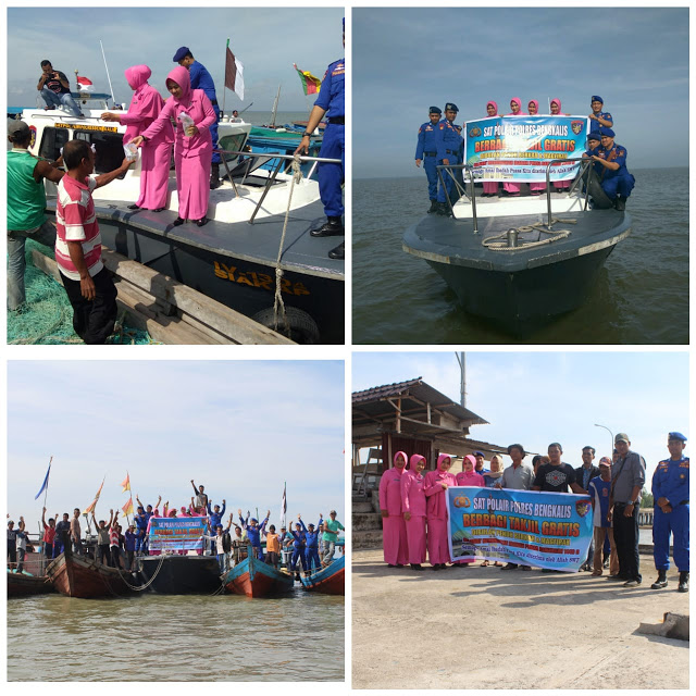 Menyusuri Pesisir Pantai POLAIR Bengkalis Berbagi Juadah Berbuka Puasa