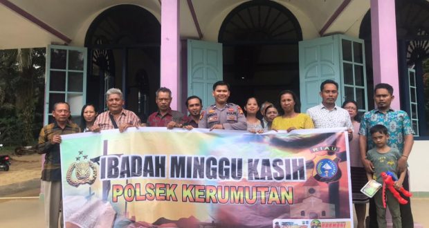 Polsek Kerumutan Gelar Kegiatan Minggu Harmoni