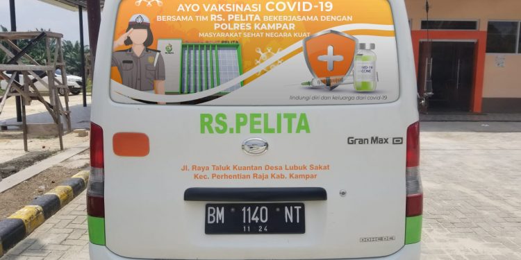 Inovasi Polres Kampar, Jawab Tantangan Untuk Percepatan Vaksinasi ke Daerah Terpencil