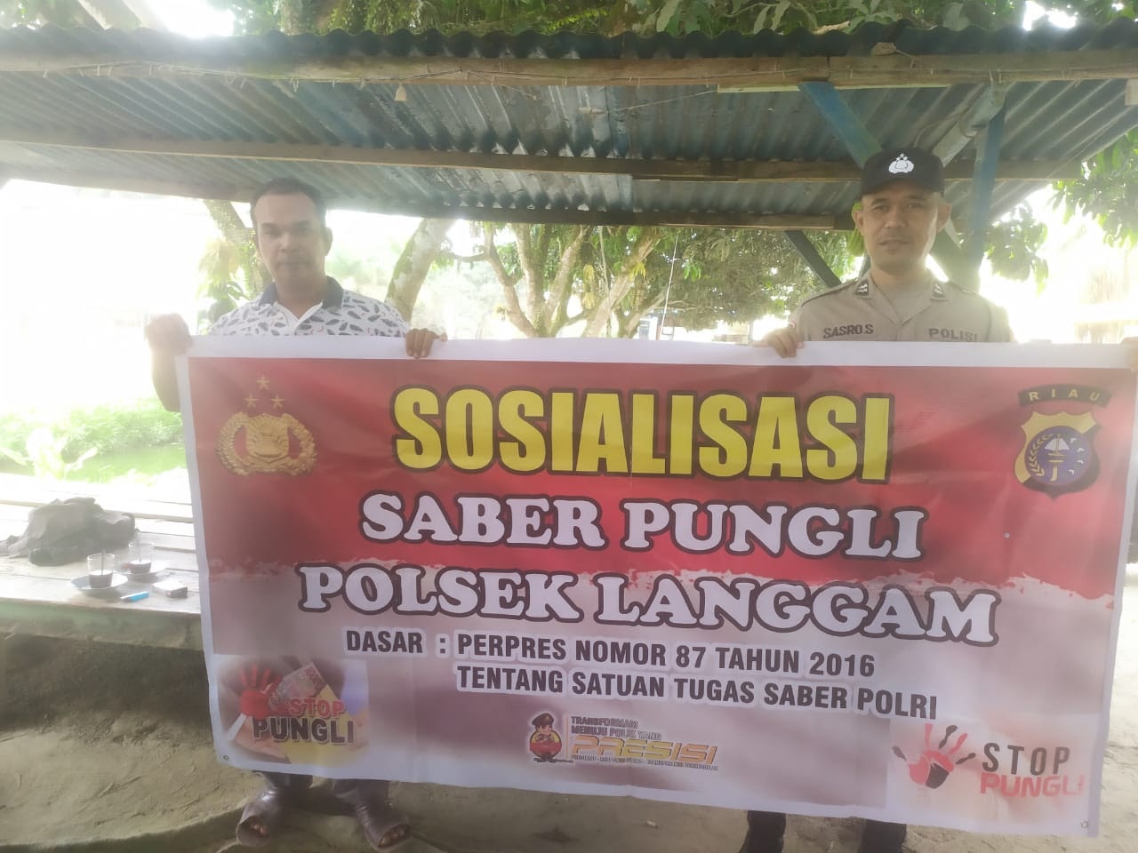 Cegah dan Antisipasi Pungutan Liar, Polsek Langgam Gencar Gelar Sosialisasi