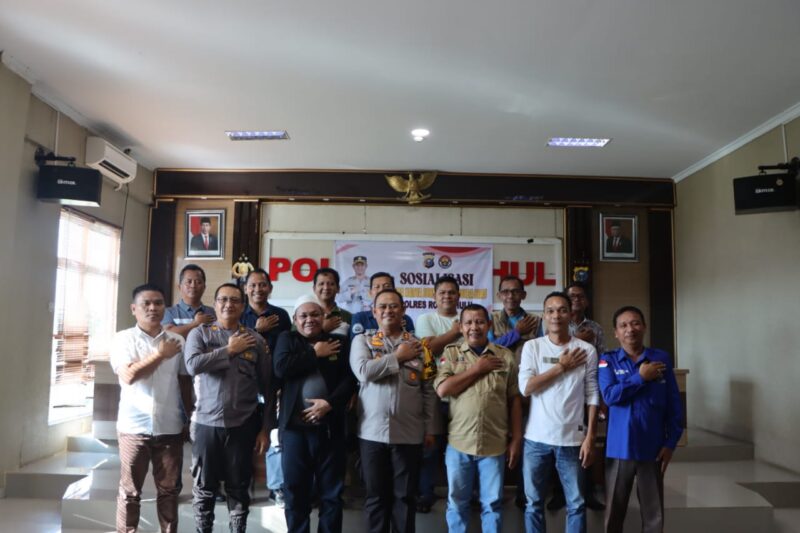 Kapolres AKBP Budi Sosialisasi Lomba Karya Jurnalistik Polda Riau, Rebut Jutaan Rupiah Plus Umroh