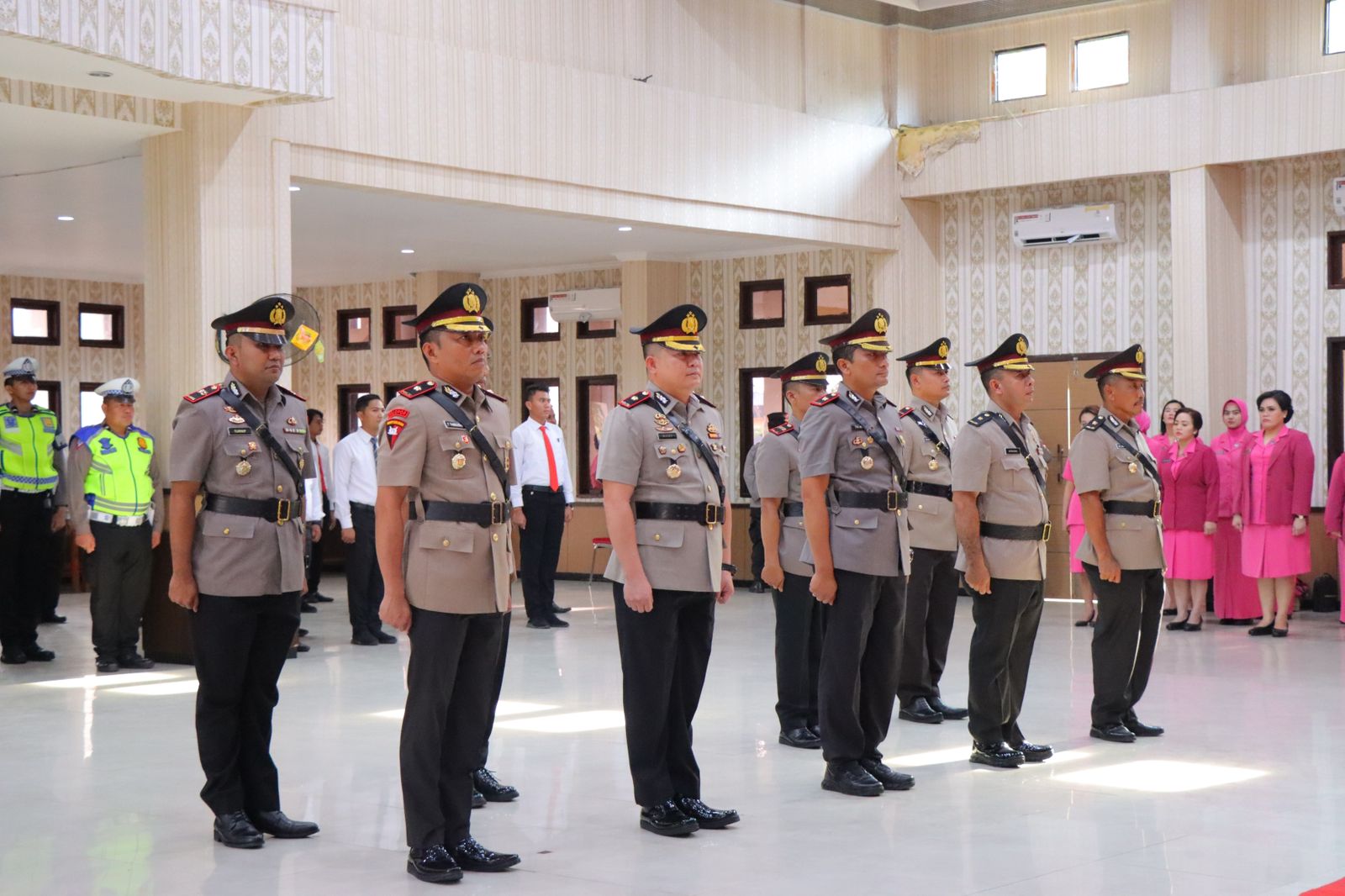 Kapolres Rohil Pimpin Sertijab Wakapolres dan Sejumlah Pejabat Utama