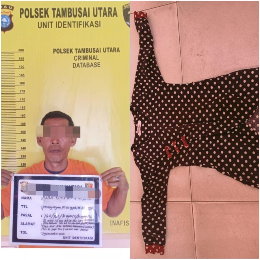 Gagahi Anak Dibawah Umur, Pelaku Berhasil Di Ringkus Polsek Tambusai Utara
