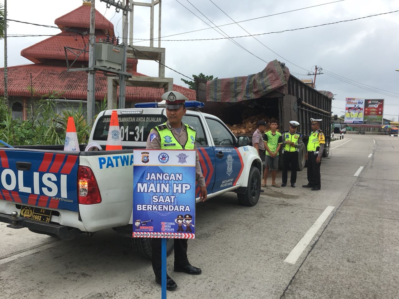 Sat Lantas Polres Inhil Laksanakan Operasi Muara Takus 2018 Di Wilayah Indragiri Hilir