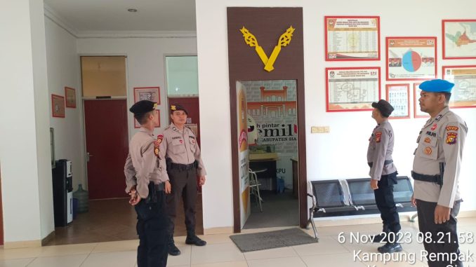 Ops OMB 2023, Polres Siak gencar patroli kantor KPU